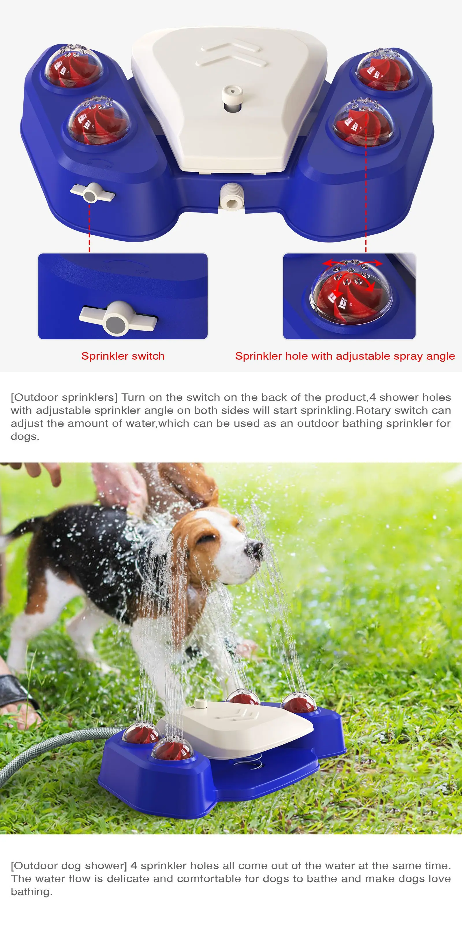 Water Toys For Dogs Dog Water Fountain Pet Supplies LINGDOK Dog