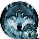 Printed Towel Printed Microfiber/Cotton Customized Made Printed Round Beach Towel