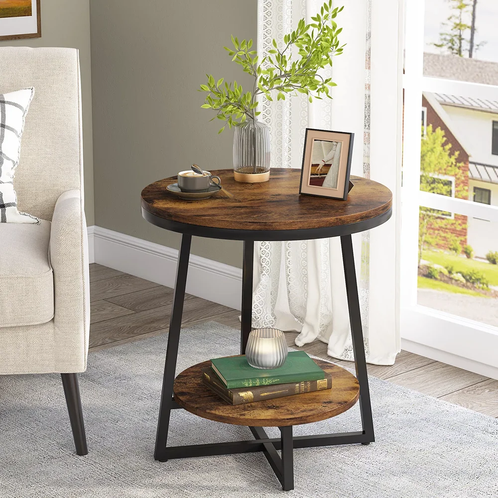 Modern 23.62'' Tall Frame End Table Side Table for Home Dining Bedroom Kitchen Outdoor-Versatile Living Room Furniture manufacture