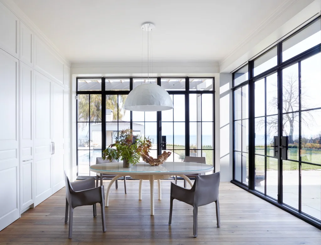 Competitive Price Swing Low-E Glass Glazed Steel Interior Door External French Door with Grill Design factory
