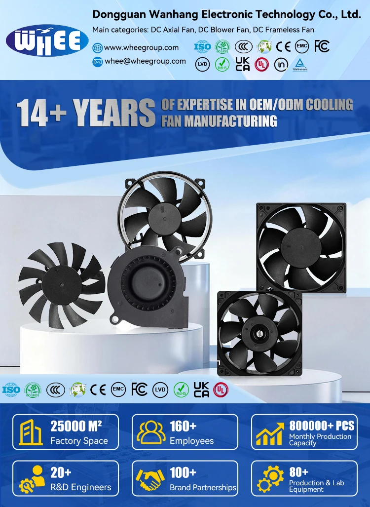 Cooling Fan, CFM, 120mm, Brushless, 12V - detail 4