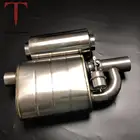 Exhaust Pipe Exhaust Pipe 2.5" High Quality Exhaust Muffler Titanium Motorcycle Exhaust Pipe
