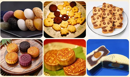 4800 pcs/H 자동 먹이 충전기는 CE가 증명한 월병을 만듭니다 2