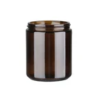 Glass Jar Glassglassglass 270 Ml Amber Round Glass Jar