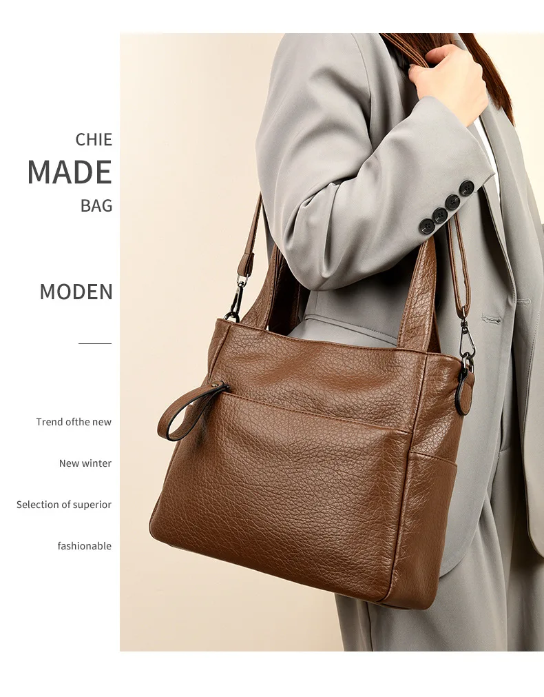 New Women's Soft Pu Leather Purses and Handbags Ladies Shoulder Tote Bag Leather Hand Bag Designer Purses Women's Handbags