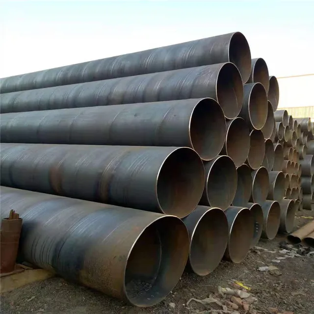 SSAW spiral tube circular section welded carbon steel pipe Q235Q195