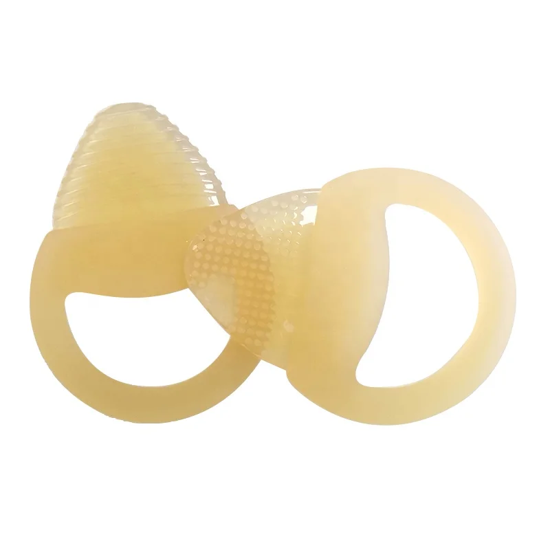 Wellfine Custom Wholesale  Food Grade Eco Friendly Silicone Baby Teether Toy 3M+ Easy to Hold BPA Free Teether Toys