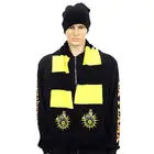 White Scarf Men'S Fashion Custom Logo Embroidery Logo White Lifestyle Neck Woman Winter Scarf