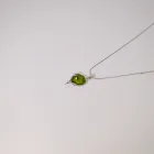 Oval Hot Selling High Quality Fashion New Design Gemstone Necklaces Oval Olivine Jewelry Necklace Pendants