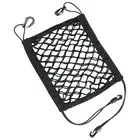 Cheap Car Trunk Organizer Seat Back Elastic Mesh Net Multi-layer Storage Bag Holder Car Accessories 2021