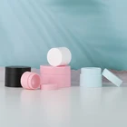 Jar Bottle Pink 50gram Empty Jar Bottle Plastic For Cream Cosmetic With Liners And Dome Lids