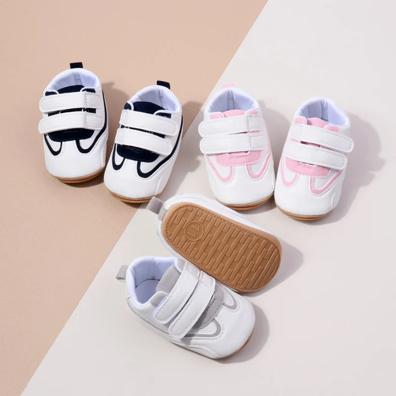 Wholesale Casual Sneakers for Boys Girls Spring Autumn Non-Slip Soft Rubber Bottom Anti-Slippery Design Baby Toddler manufacture