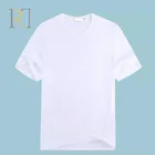 White T-shirt Plain T-shirts Custom Soft Cotton Knitted Casual Men White Plain T-shirt