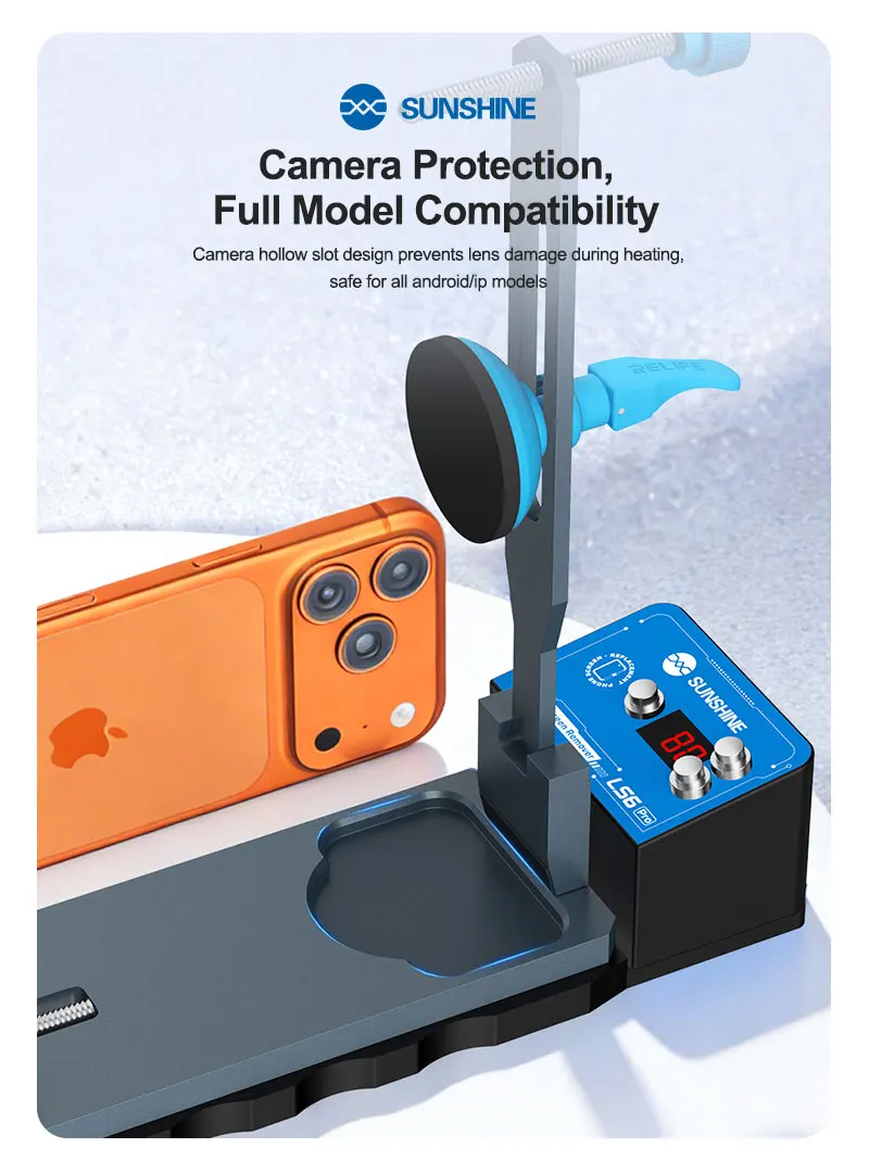 SUNSHINE LS6 Pro Universal Mobile Phone LCD Screen Separator Tool for Mobile Phone Glass Screen Separation Fixture Repair Clamp