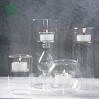 Candle Factory Price Lotus Pattern Carved Candle Stick Holder For Home Wedding