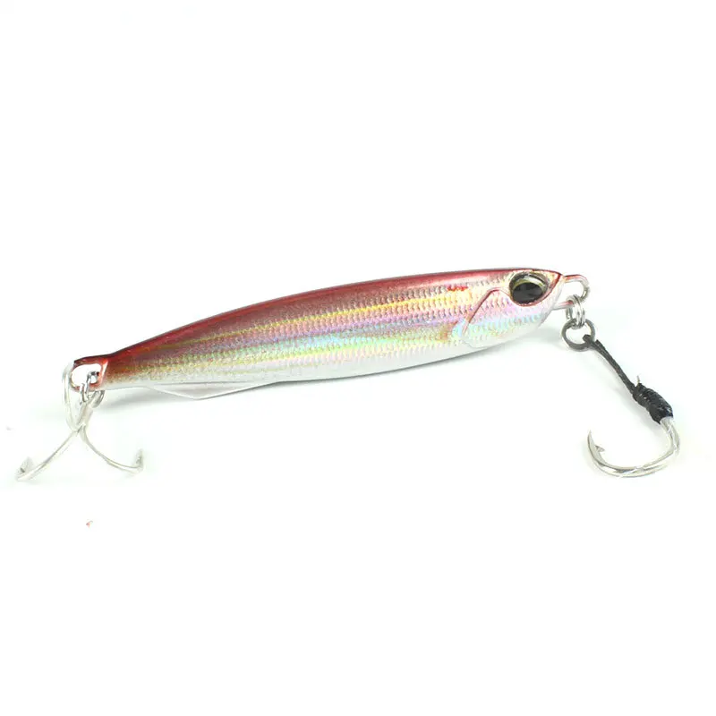 Customized 30g 40g 60g Sinking Metal Fishing Jigging Lures Speed