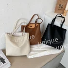 Tote Bag Custom Logo Printed PU Leather Cheap Tote Bag Durable PU Shopping Bag Lady Tote Bag Handbag