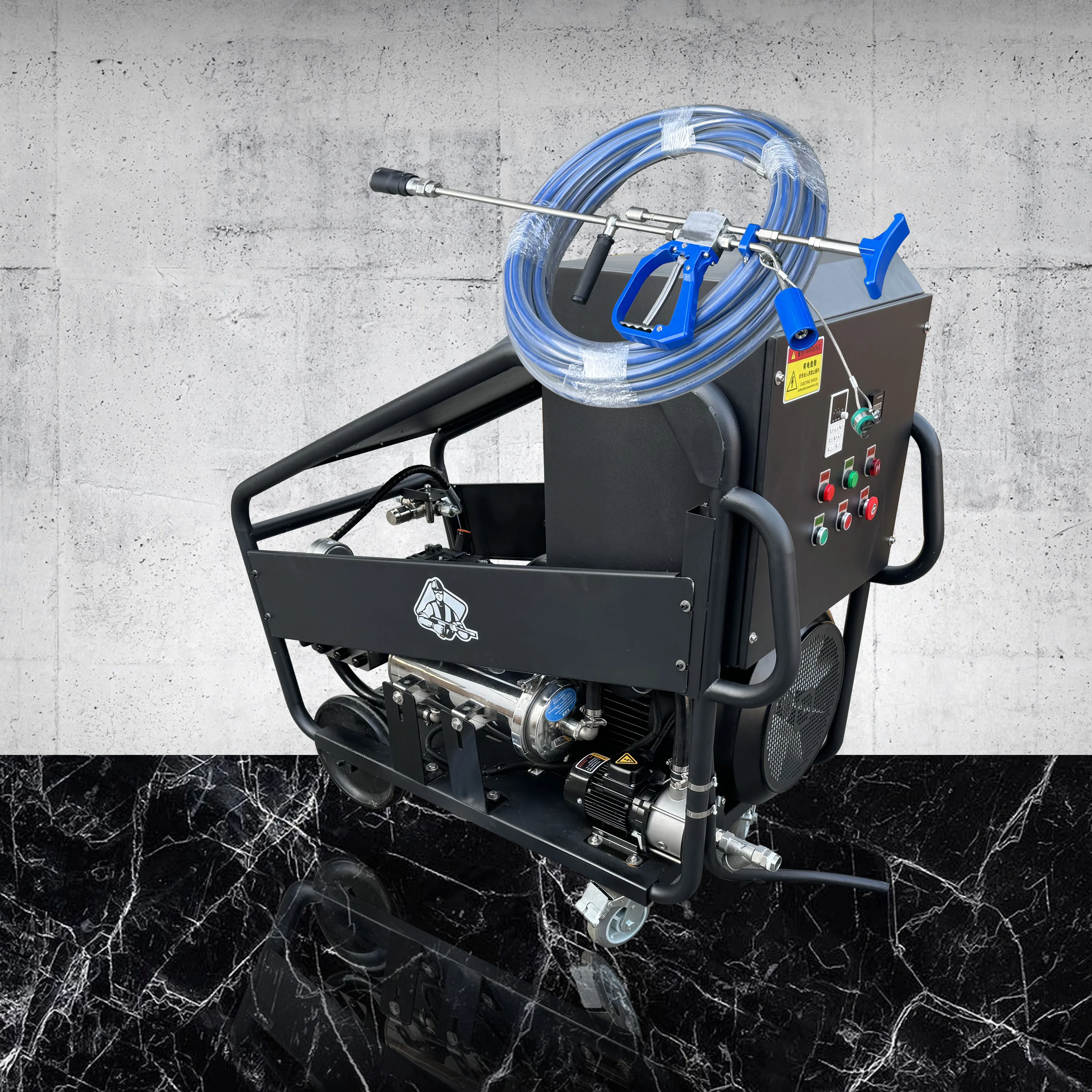 product 30kw 29000psi 2000bar 10lpm ky series industrial electric pressure washer strip paint rust voltage can be customized-10