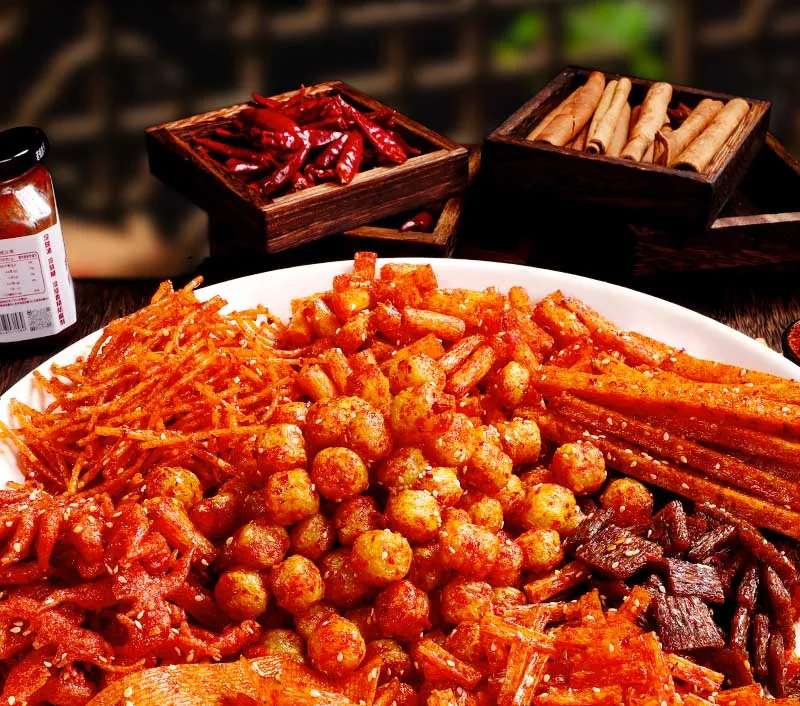 Healthy Exotic Spicy Slice Gourmet Food Snack Latiao Snack Spicy Making Machine Spicy Strips Spicy Gluten Stick Machine factory