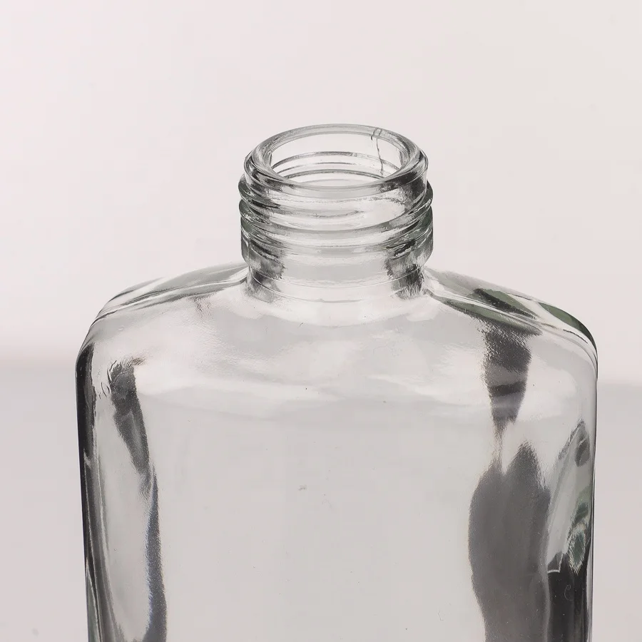 New Coming 200ML Clear Flask Glass Bottle for Ice Cold Brew Coffee Juice Liquor Whisky Vodka Spirit