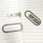 Paper Metal Paper Clip Custom High Quality Special Shape Stainless Steel Flat Metal Paper Clip