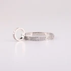 Set Diamond Luxury Set Diamond For Wedding Full Stone Bangle And Ring Set Mother's Day Gifts
