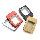 Tin Customizable Tin Cylinder Square Customize Printing Rectangle Round Squra Child Safe Locking Tin Cylinder