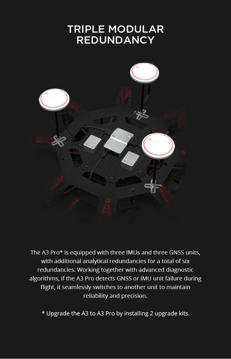 A2 A3 N3 Flight Controller A2 A3 N3 Multi-rotor UAV Flight Control System D JI Drone Flight Controller supplier
