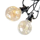 Solar Garden Light String Outdoor Party Decorative Waterproof Retro Bulb Solar Garden Light String