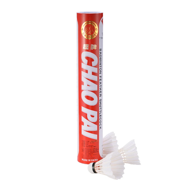 Top Grade A - Speed 78 Chao Pai/Chaopai Red Feather Badminton Shuttlecocks 