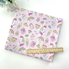 Cotton Fabric Custom 95 Cotton 5 Elastic Cotton Lycra Fabric Factory Direct Your Own Design Digital Custom Print