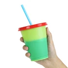 Personalized Ready To Ship Set 16oz Blank Wine Color Changing Wholesale Plastic Sublimation Tumbler Cups In Bulk