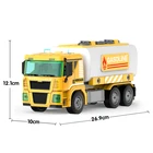 Hot selling diy car toy Yellow DIY fuel truck DIY diecast toy
