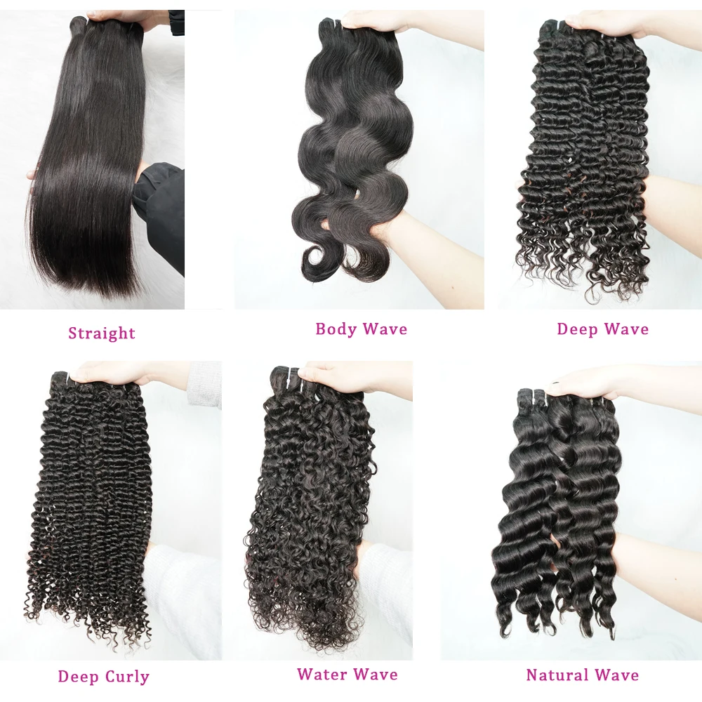 Wholesale Indian Virgin Human Hair Extensions Cuticle Aligned Virgin Luxury Hair Weave 100% Human Temple Raw Indian Hair Bundles
