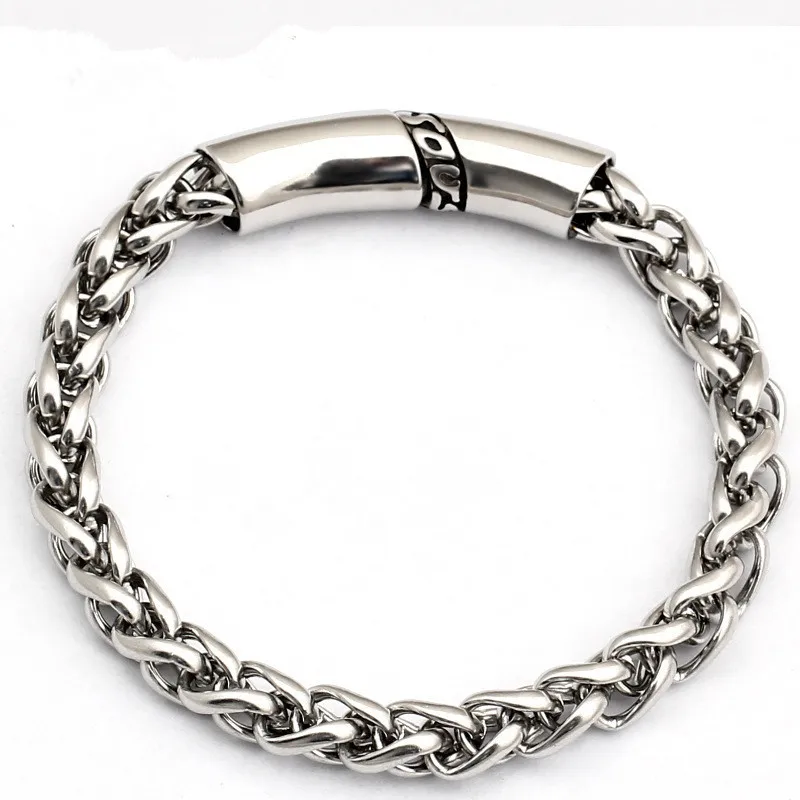 Sublimation Bracelet 316 Titanium Steel Polished Fashion Snake Bracelet