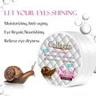 Eye Wholesale OEM Anti-Puffiness Dark Circles 60pcs Collagen Gold White 24k 99% Snail Eye Mask