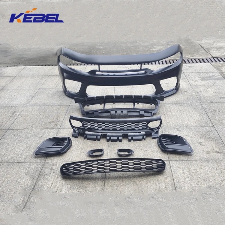 KEBEL Car Accessories Bumper Part Bumper Assembly Auto Body Kits Car Front Bumper Kit for Dodge Charger SRT 2021 details