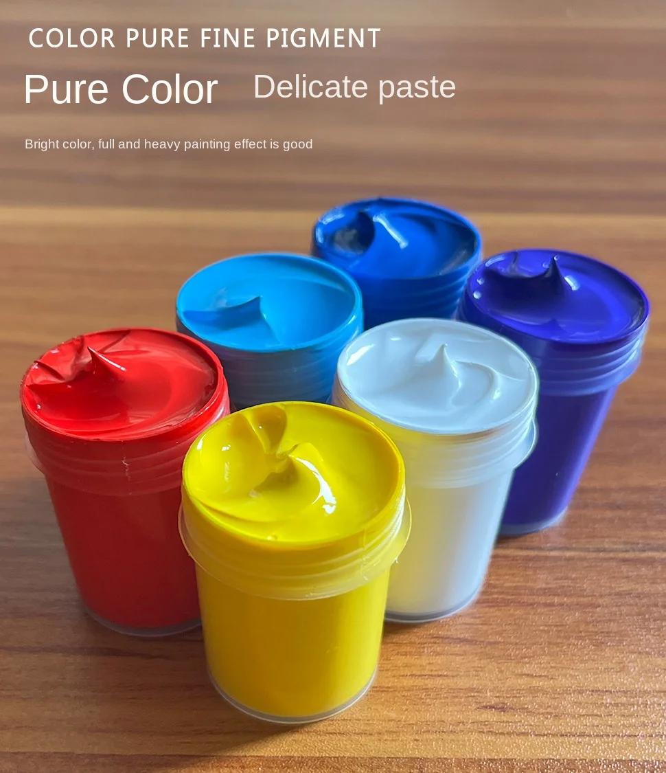 Acrylic Color Set Small Box 20ml21 Children's Kindergarten Painted Hand