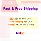 Fast Shipping 200sets/inner Case Professional Nail Art Kit Set Box For Manicure