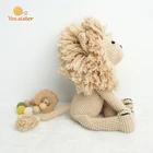 Crochet Amigurumi Creative 100% Cotton Handmade Kids Toys Lion Crochet Amigurumi