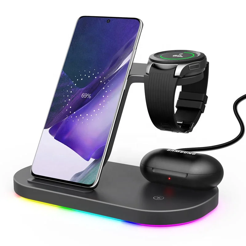 15W 3-in-1 fast wireless charger Wireless charging base
