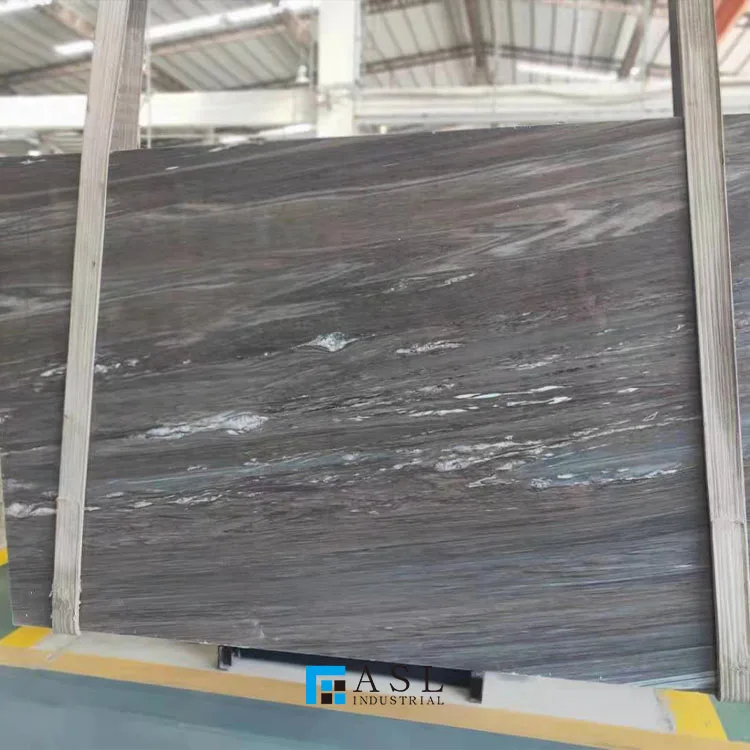 Factory direct cheap price blue sands marble marmol azul precio river grey marble stone