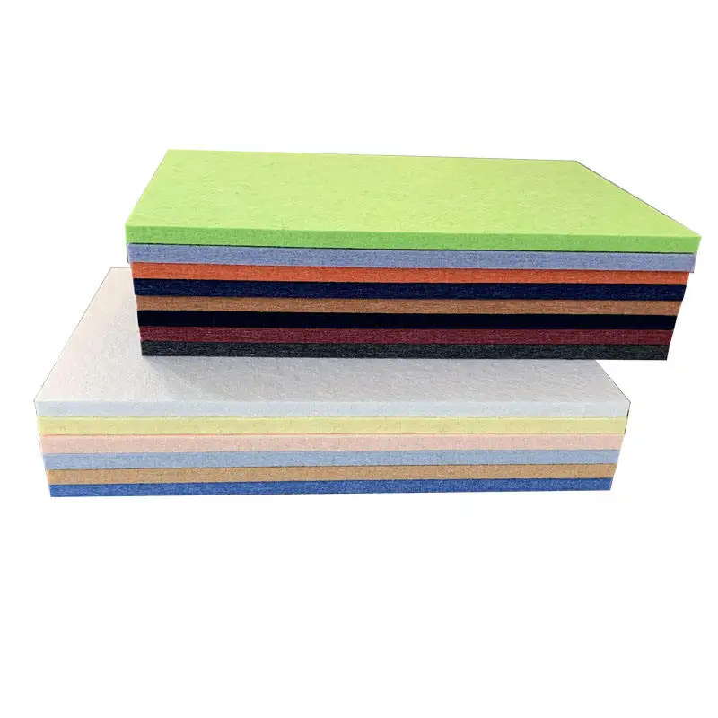 Hot Selling Fire Resistance Fabric Covered Flexible Soft Polyester Fiber PET Acoustic Panel