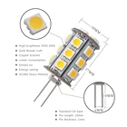 G4 Led GRV G4 High Power Car Light Boat Light Turn Single Light LED Bulb 24-5050SMD DC12V Warm White/Cool White
