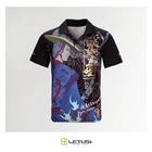 T-shirt Polo Polo High Quality No Button Sublimated Softtextile T-shirt Polo Man