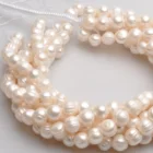 Pearl Necklace Near 11-12mm Circle Freshwater Pearl Necklace Jewelry For Pearl Necklace