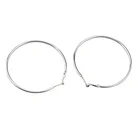 Hoop Earrings Factory-made Fashion Large Hollow Hoop Earrings Simple Round 925 Sterling Silver Jewelry