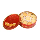 Single Package Packaging Tins butter cookies China Red