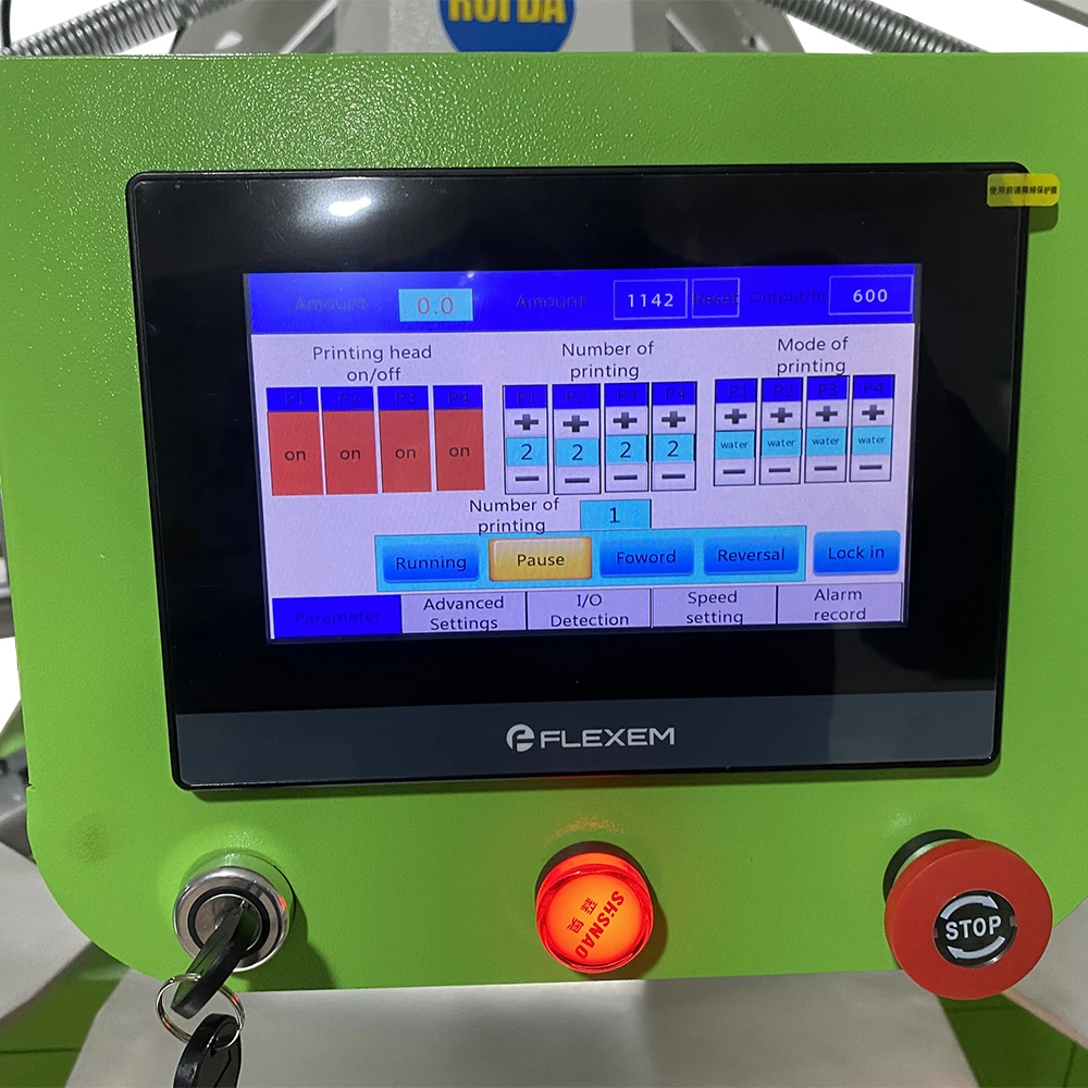 product high productive industry 4 color 10 station full kits carousel octopus automatic silk screen printing machine press machine-4