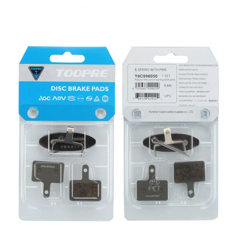 Toopre Mountain Bike Parts Cycle Disc Brake Pad Semi Metal Resin